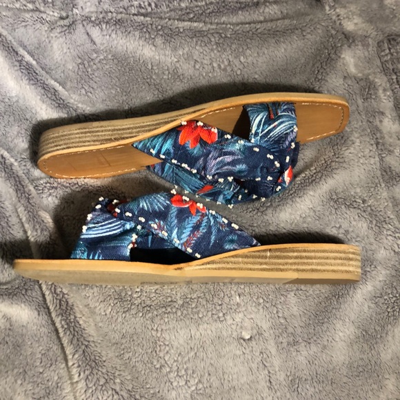 Dolce Vita Haviva Blue Multi Color Sandal💥2 SIZES - Picture 6 of 6